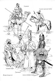 Philippe Delaby - "Armée Turque" - Original Illustration