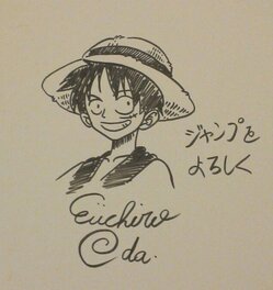 Eiichiro Oda - Luffy - One Piece - Illustration originale