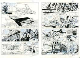 Jean-Michel Arroyo - Buck danny: "Duel sur Mig Alley" - Pl 37 et 40 - Comic Strip
