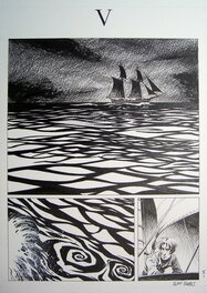 Planche originale - Le loup des mers