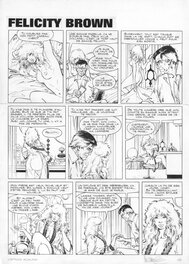 William Vance - Felicity Brown - Comic Strip
