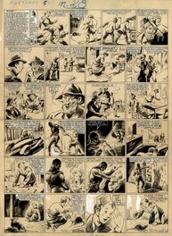 Marti Bas - Mat & Tori... & Marcel Allain - Fantomas 1941 - Planche originale