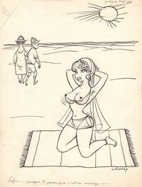 Georges Pichard - Dessin gag - Original Illustration