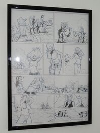 Mathieu Reynes - Planche originale pour la série Sexy Gun - Comic Strip