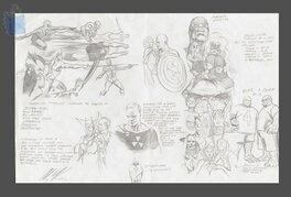 Alex Ross - Marvel Heroes - Illustration originale