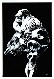 Frank Miller - Monkeyman and O brien - Illustration originale