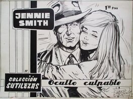 Jordi Buxade - Oculto culpable - Couverture de Jennie Smith n°11, collection Sutilezas, 1962, S.A.D.E. Publicaciones - Comic Strip