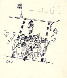 Cesc - Traffic light - Original Illustration