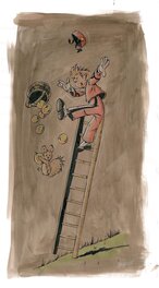 Christophe Chabouté - Hommage à Spirou - Illustration originale