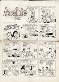 Bob Montana - Archie Sunday 1947 - Planche originale