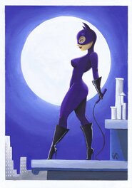 Lorena Azpiri - Catwoman par Lorena Azpiri - Illustration originale