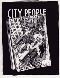 Will Eisner - Cover - City people - Couverture originale