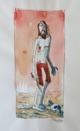 Christophe Gaultier - Robinson Crusoe - Planche originale