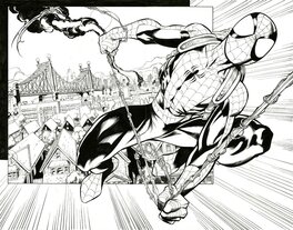 Mark Bagley - Ultimate Spider-Man #157 p1-2 - Planche originale