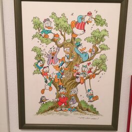 William Van Horn - Duck Family Tree - Original Illustration