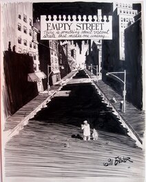 Will Eisner - Empty street - Planche originale