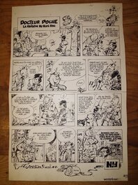 Marc Wasterlain - Le Docteur Poche, « La Raison du plus Fou », 1978. - Comic Strip