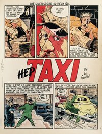 Luc Cornillon - Hep TAXI ! - Planche originale