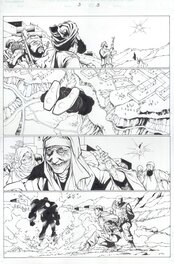Carlos Pacheco - Ultimate Avengers, issue 3, pag. 3 - Planche originale
