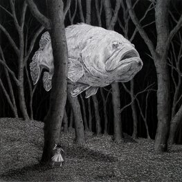Chris Odgers - Ghost Fish - Original Illustration