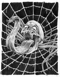 Chris Odgers - Spider Skull by Chris Odgers. - Original Illustration
