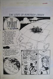 Will Eisner - The Spirit - The loot of Robinson Crusoe - Planche originale