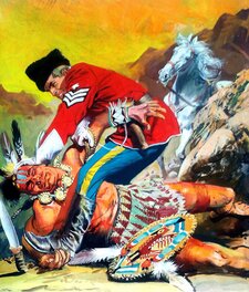Giorgio De Gaspari - Dick Daring of the Mounties - Original Cover