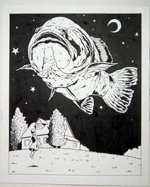 Chris Odgers - Ghost Fish 2 by Chris Odgers - Original Illustration
