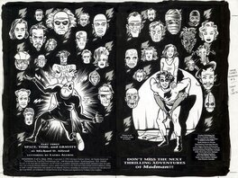 Mike Allred - Allred: Madman 3, inside cover art - Couverture originale