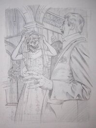 Chris Odgers - Zombie bride by Chris Odgers - Original Illustration