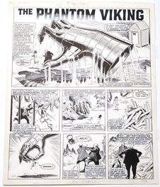 José Ortiz - The phantom Viking...LION du 11 mai 1968... - Planche originale