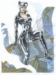 Davide Fabbri - Catwoman par Fabbri - Planche originale