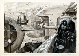 Paul Dainton - Tau Codex - Illustration pour Warhammer 40k - Illustration originale