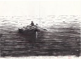 Thierry Murat - Le Vieil homme et la mer - Couverture - Couverture originale