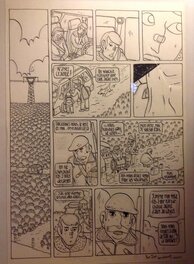 Wouzit - Planche original de Wouzit pour la Bd DARWIN ! - Comic Strip