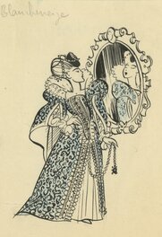 Pierre Joubert - Joubert - Contes de Grimm - 1943 - Illustration originale