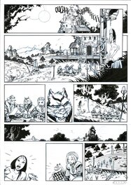 Adrien Floch - Les naufragés d'Ythaq T4 (L'Ombre de Khengis) - Encrage P12 - Comic Strip