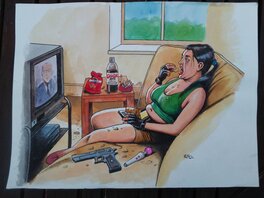 Rifo - Tomb Raider molle - Original Illustration