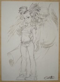 Fernando Caretta - Angel Face - Original Illustration