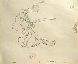 Tex Avery - Tex Avery- Slap Happy Lion 1947 - Illustration originale