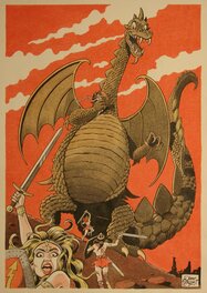 Dirk Stallaert - Dragon - commission - Illustration originale