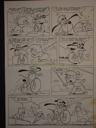 Gen-Clo - Gen-Clo - Droopy - D'un vélo l'autre- planche 2 - Comic Strip