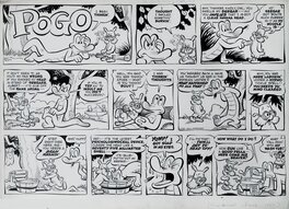 Walt Kelly - Pogo Sunday 1954 - Comic Strip
