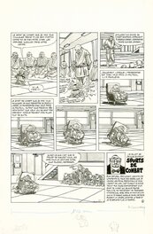 Daniel Goossens - L'encyclopédie des bébés - Tome 1 - "sports de combat" - PL de fin - Comic Strip