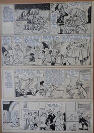 Marc Sleen - De groene chinees - beginpagina - overgang De gouden vrouw - Comic Strip