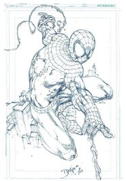 Ed Benes - The Spider - Illustration originale