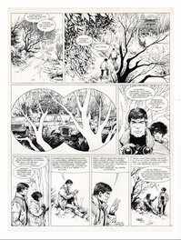 William Vance - XIII, Là où va l'Indien, Planche originale 14 - Comic Strip