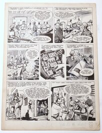 F.A. Philpott - Robot Archie - The mystery of the veiled arab - - Planche originale