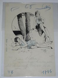 René Giffey - Gens qui rient - Original Illustration