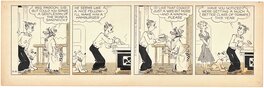 Chic Young - Blondie, daily strip 03-10-1956 - Planche originale